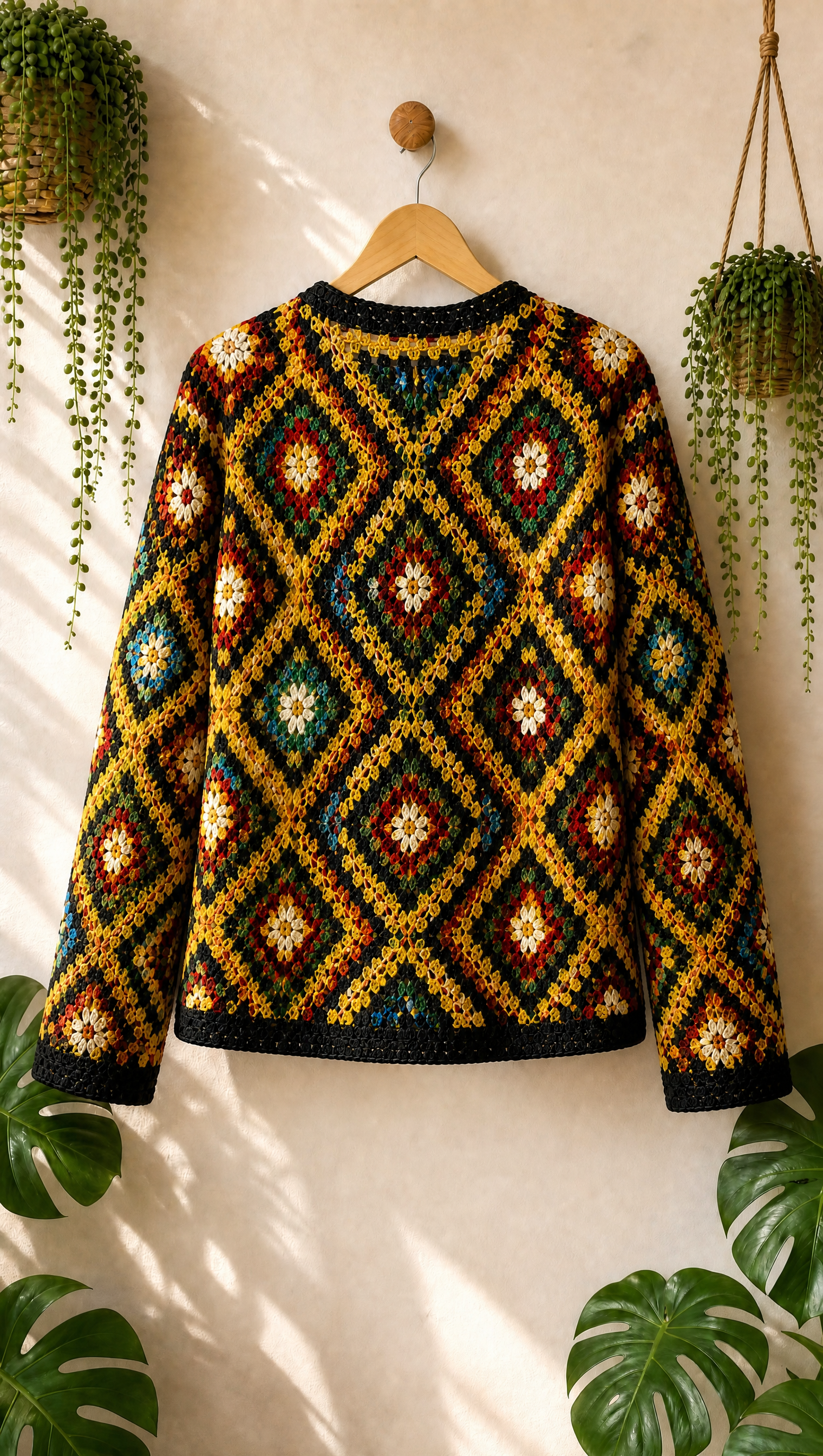 Boho Granny-Square Cardigans — 4 Crochet Pattern Bundle (PDF)