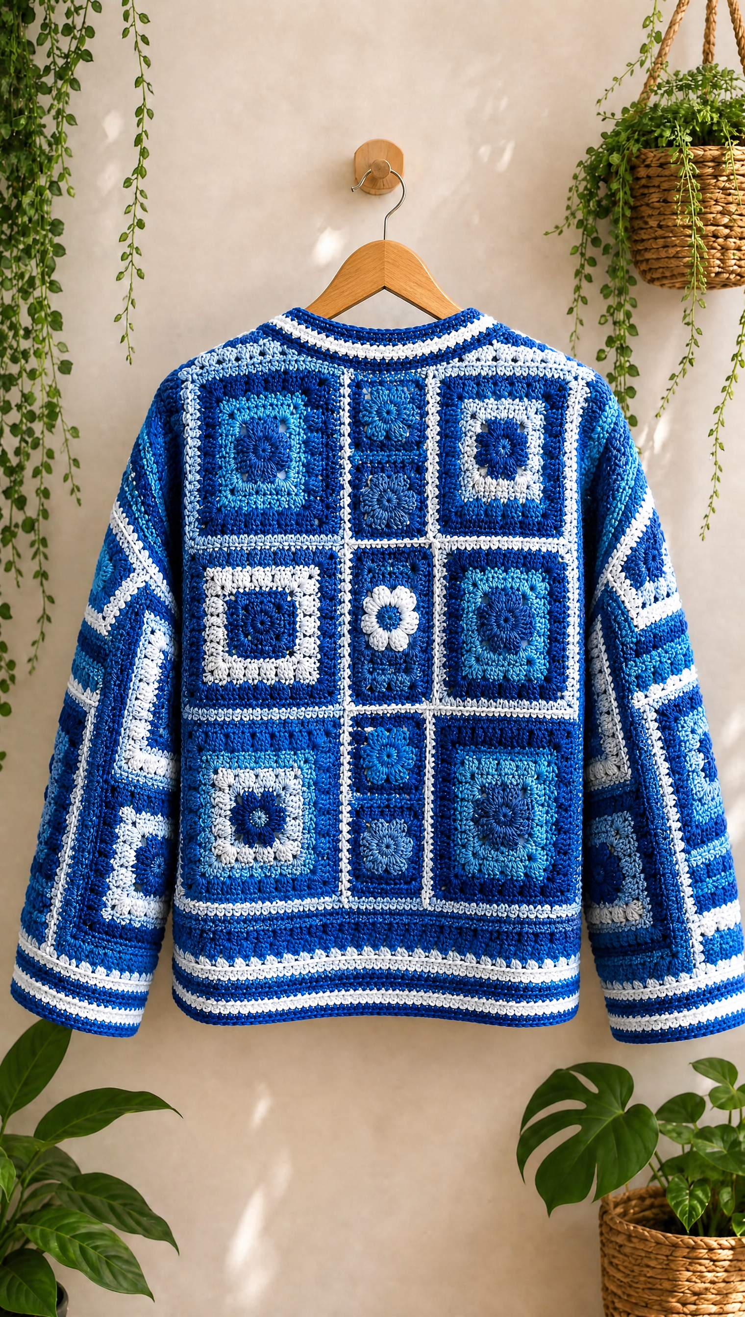 Boho Granny-Square Cardigans — 4 Crochet Pattern Bundle (PDF)