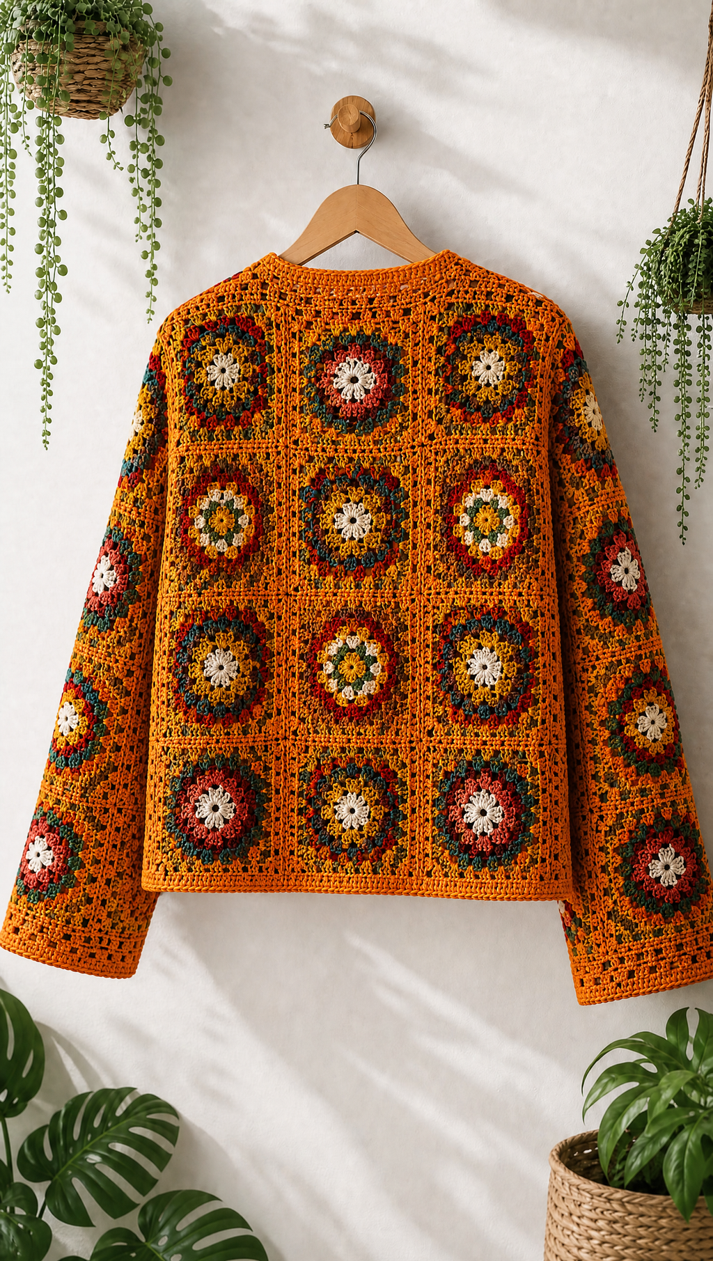 Boho Granny-Square Cardigans — 4 Crochet Pattern Bundle (PDF)